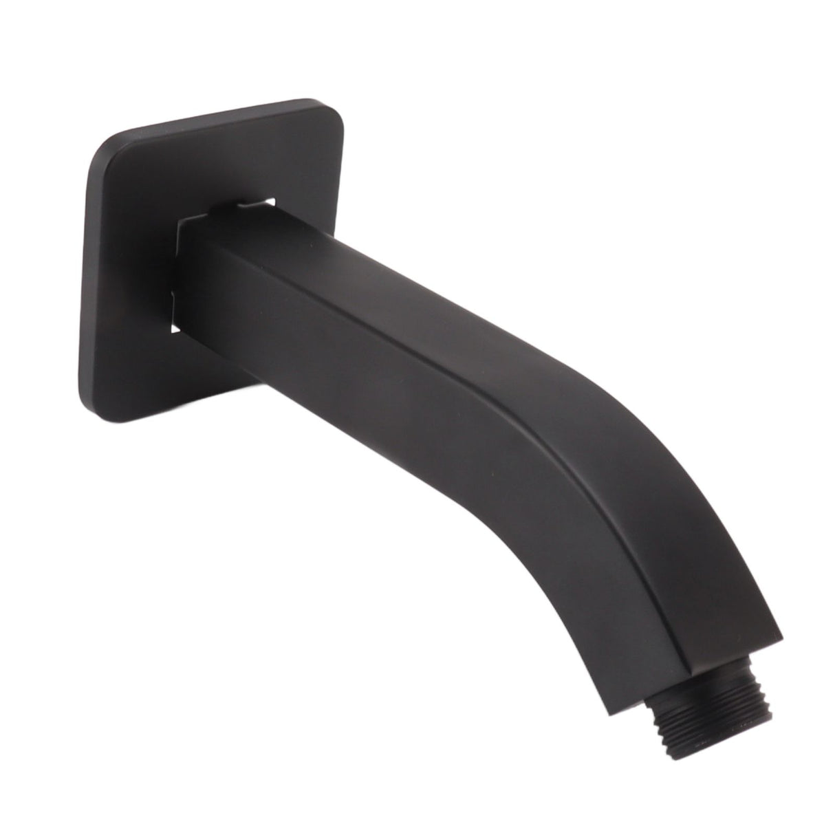 Shower Arm Extension Tube Brass Shower Head Extender Home Decoration NPT for Bathroom Black
