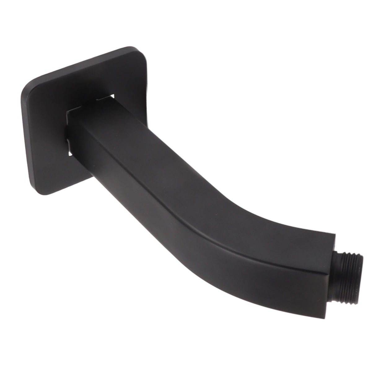 Shower Arm Extension Tube Brass Shower Head Extender Home Decoration NPT for Bathroom Black
