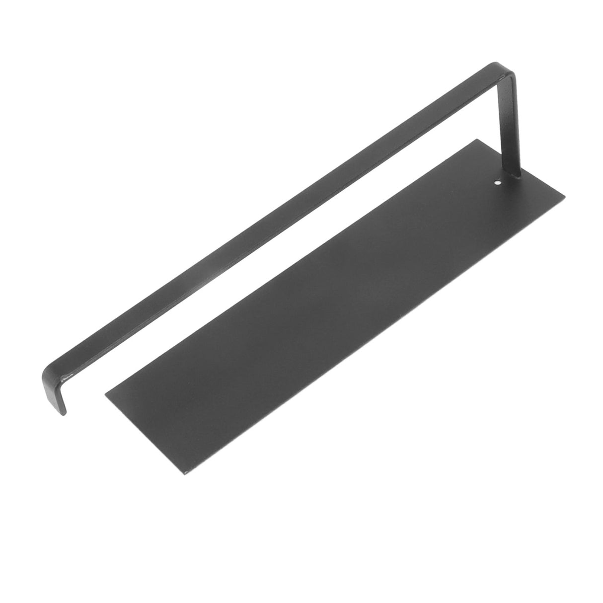 Paper Towel Holder Elegant Simple Heavy Duty Self Adhesive Paper Towel Roll Rack for Kitchen Bathroom Cabinets Black