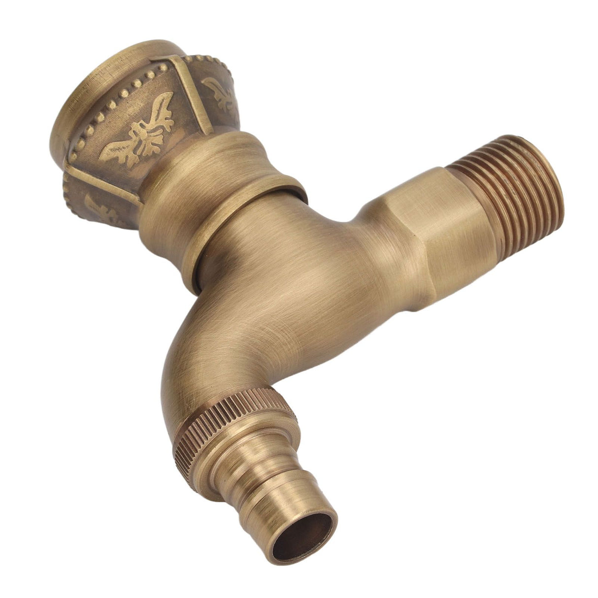 Antique Brass Faucet Bathroom Sink Faucet Cold Hot Water Tap Home Decoration for Basin