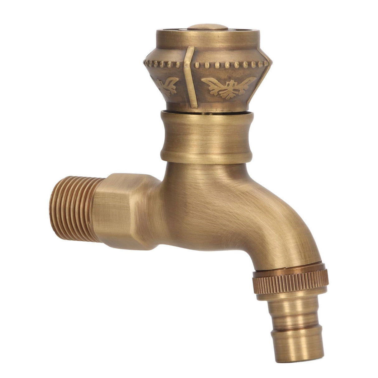 Antique Brass Faucet Bathroom Sink Faucet Cold Hot Water Tap Home Decoration for Basin