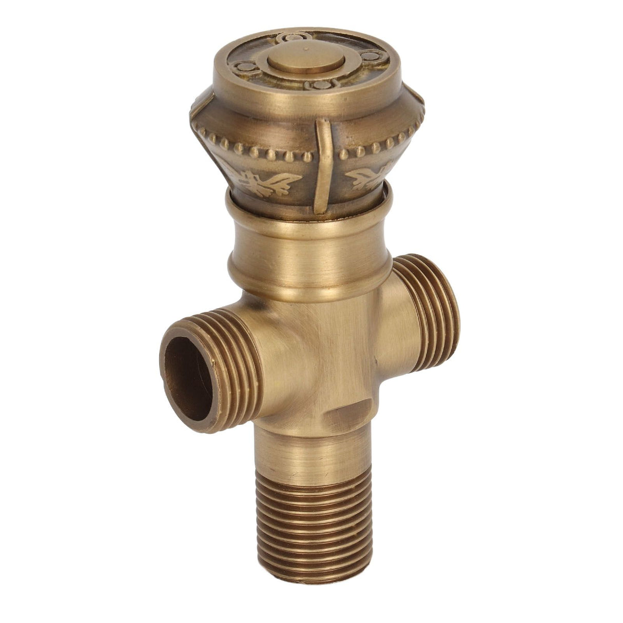 Angle Valve European Antique Style Cold Hot Water Faucet Turn Angle Water Stop Valve for Kitchen Bathroom