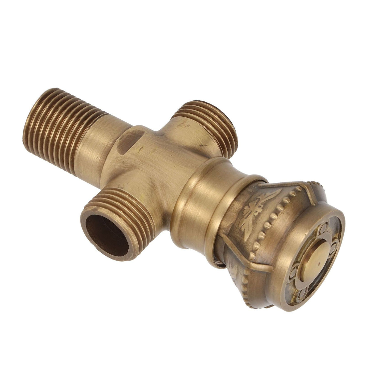 Angle Valve European Antique Style Cold Hot Water Faucet Turn Angle Water Stop Valve for Kitchen Bathroom
