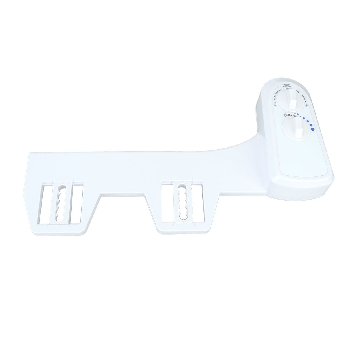 Bidet Attachment Self Cleaning Dual Nozzle Adjustable Water Pressure Cold Water Toilet Bidet for Feminine Wash 3/8