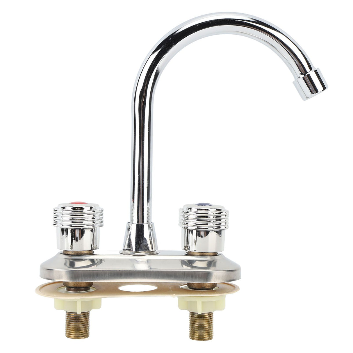 2 Handle Bathroom Faucet Water Saving Hot Water Centerset Bathroom Faucet for Kitchens Bath Basin