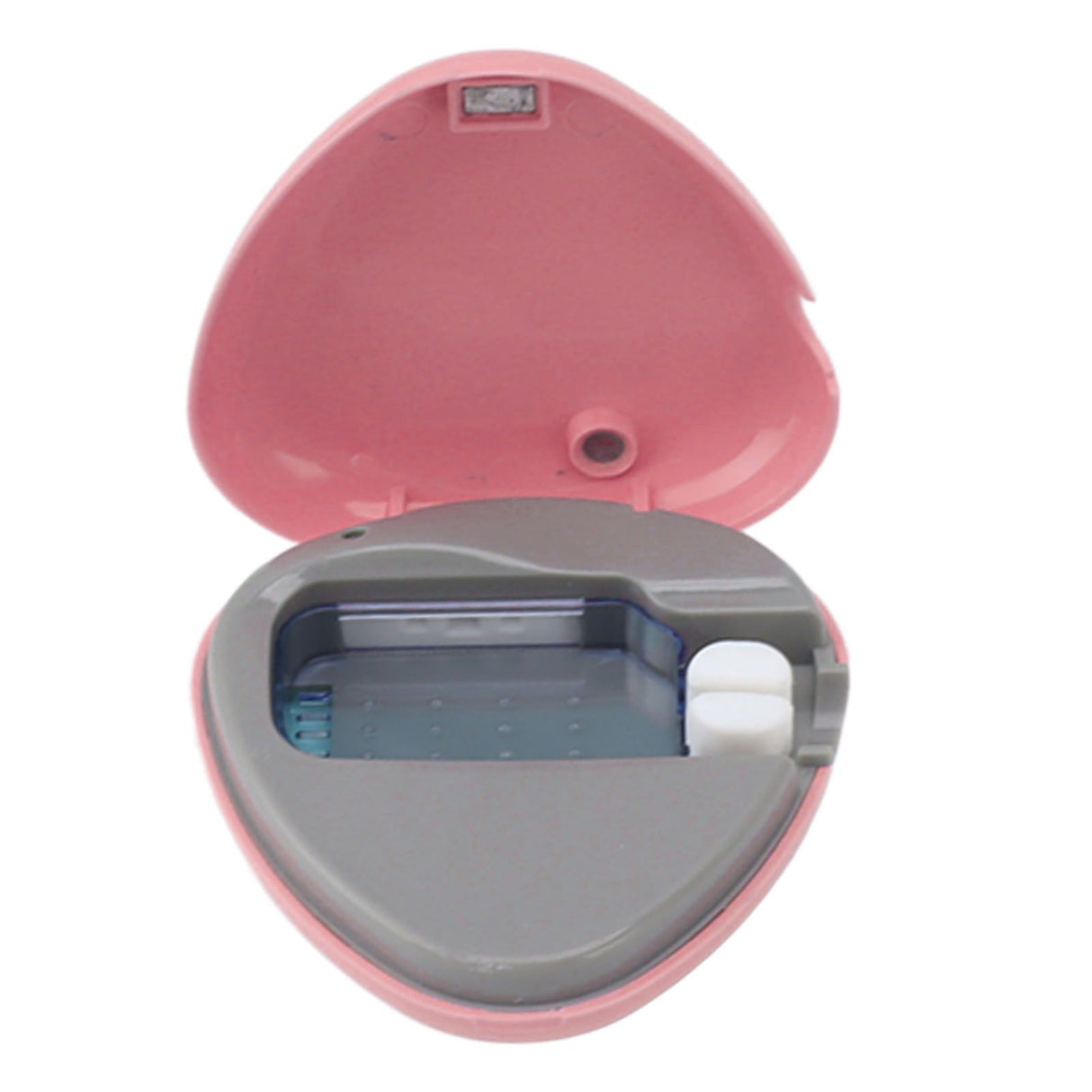 Toothbrush Sanitizer Portable Rechargeable Toothbrush Cleaner Holder Travel Home Toothbrush Case Pink