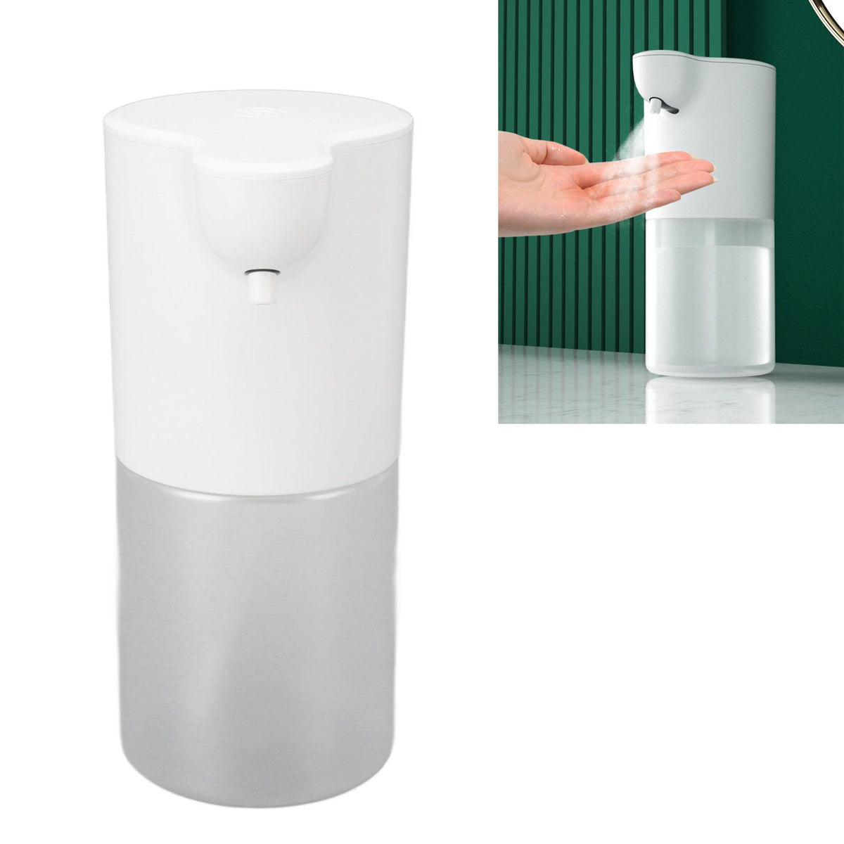 Automatic Soap Dispenser Rechargeable Touchless Hand Soap Dispenser Soap Pump for Bathroom Countertop 350ml Alcohol Spray