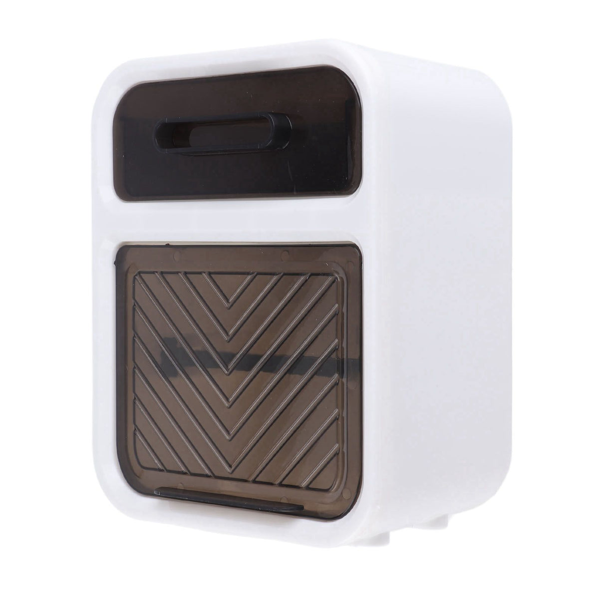 Wall Mounted Tissue Box Large Capacity Waterproof Stylish Decorative Practical Toilet Paper Storage Box for Home Bathroom Fresh White