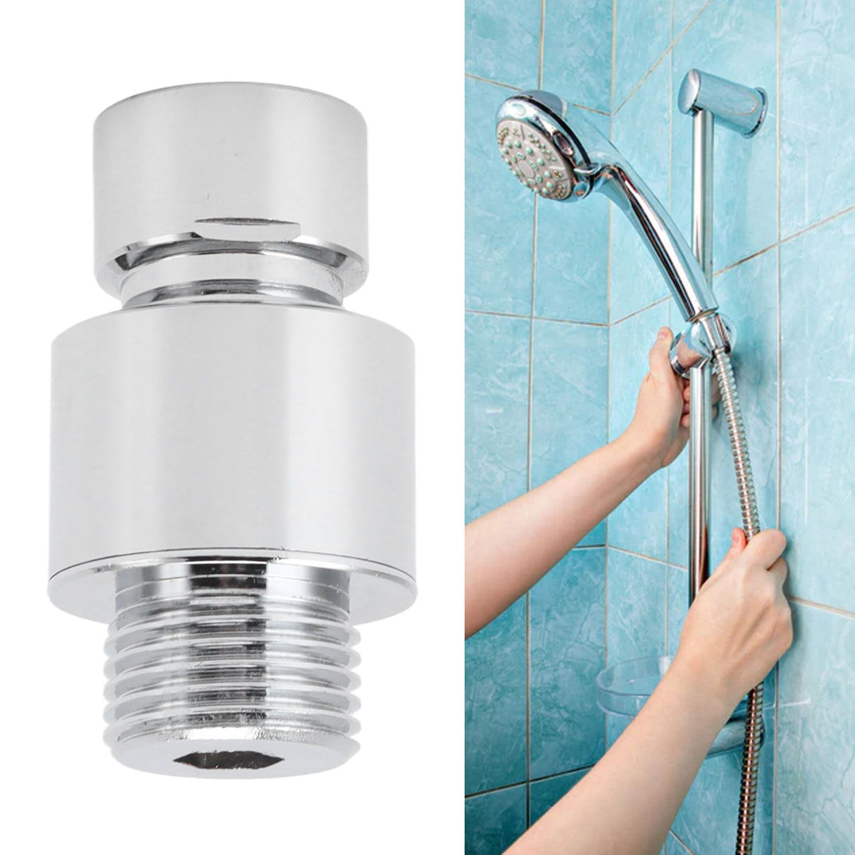 135 Degree Shower Head Elbow Adapter All Copper Handhold Shower Elbow Adapter for Household Bathroom