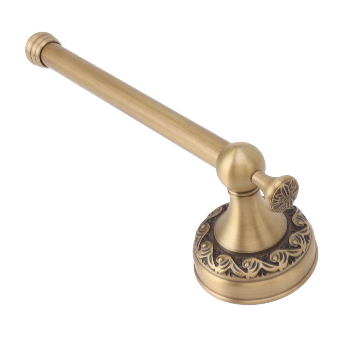 Brass Toilet Paper Holder Antique Vintage Wall Mount Tissue Roll Bar Bathroom Accessories