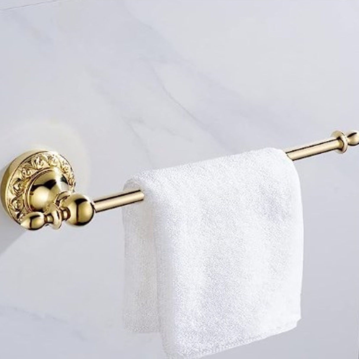 Brass Toilet Paper Holder Antique Vintage Wall Mount Tissue Roll Bar Bathroom Accessories