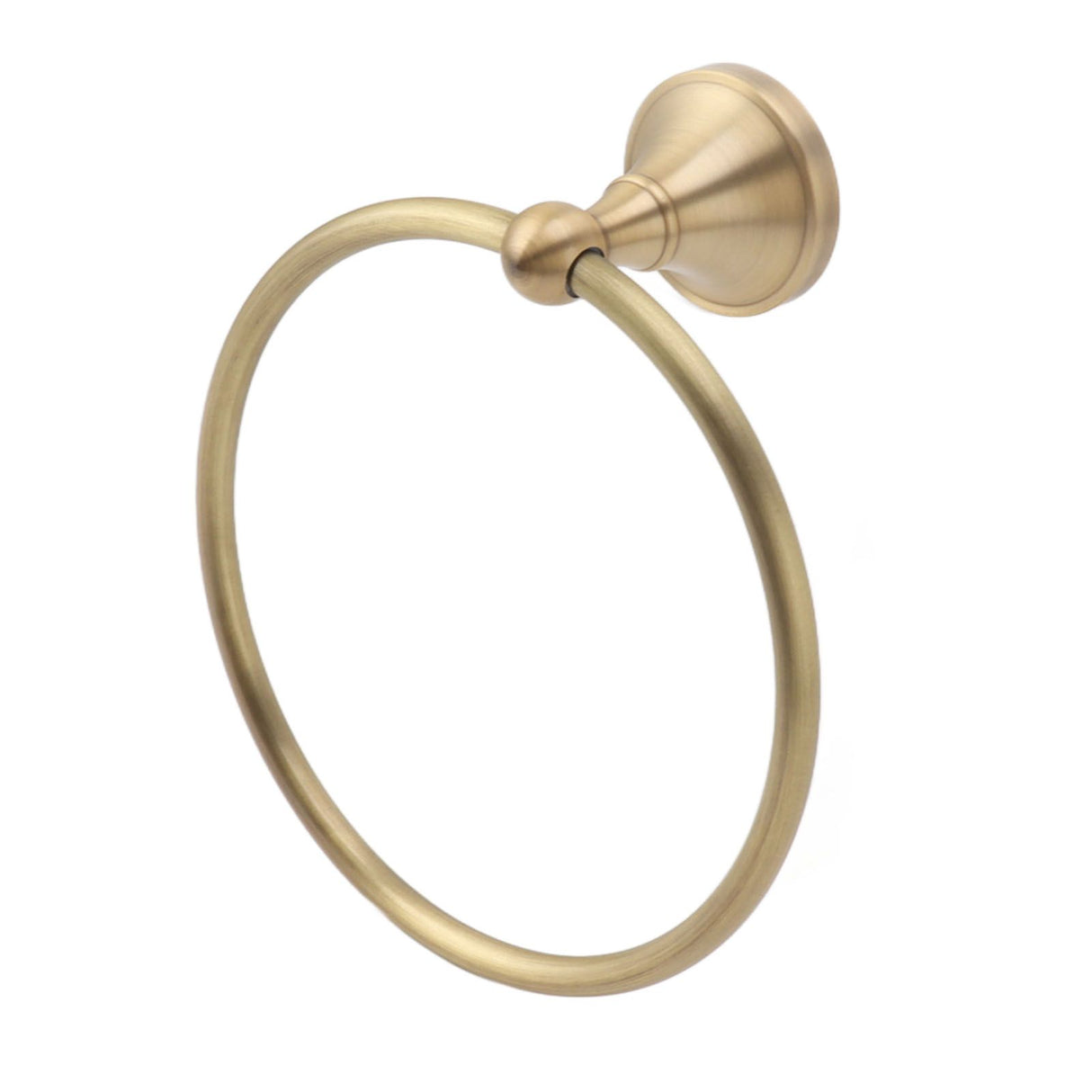 Bath Towel Ring Copper Round Wall Mounted Hand Shower Towel Holder Rack for Bathroom 960830