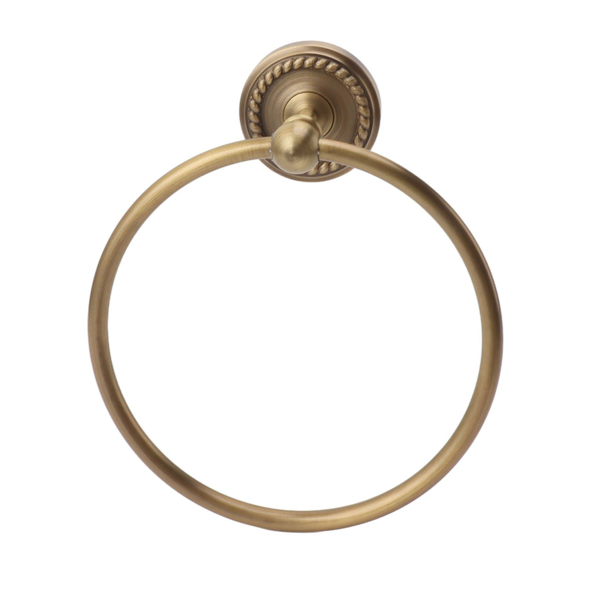Bath Towel Ring Copper Round Wall Mounted Hand Shower Towel Holder Rack for Bathroom 970830