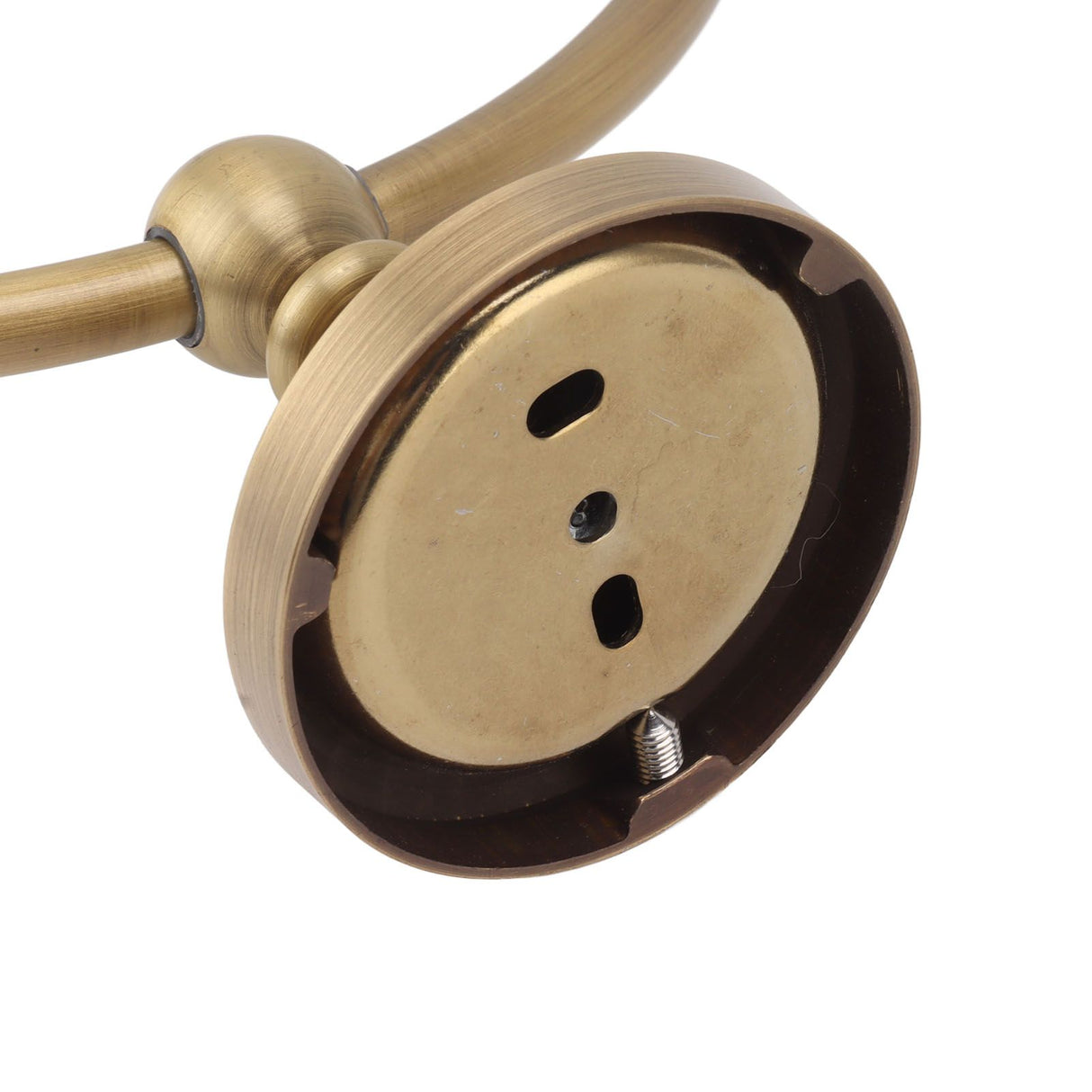 Bath Towel Ring Copper Round Wall Mounted Hand Shower Towel Holder Rack for Bathroom 970830