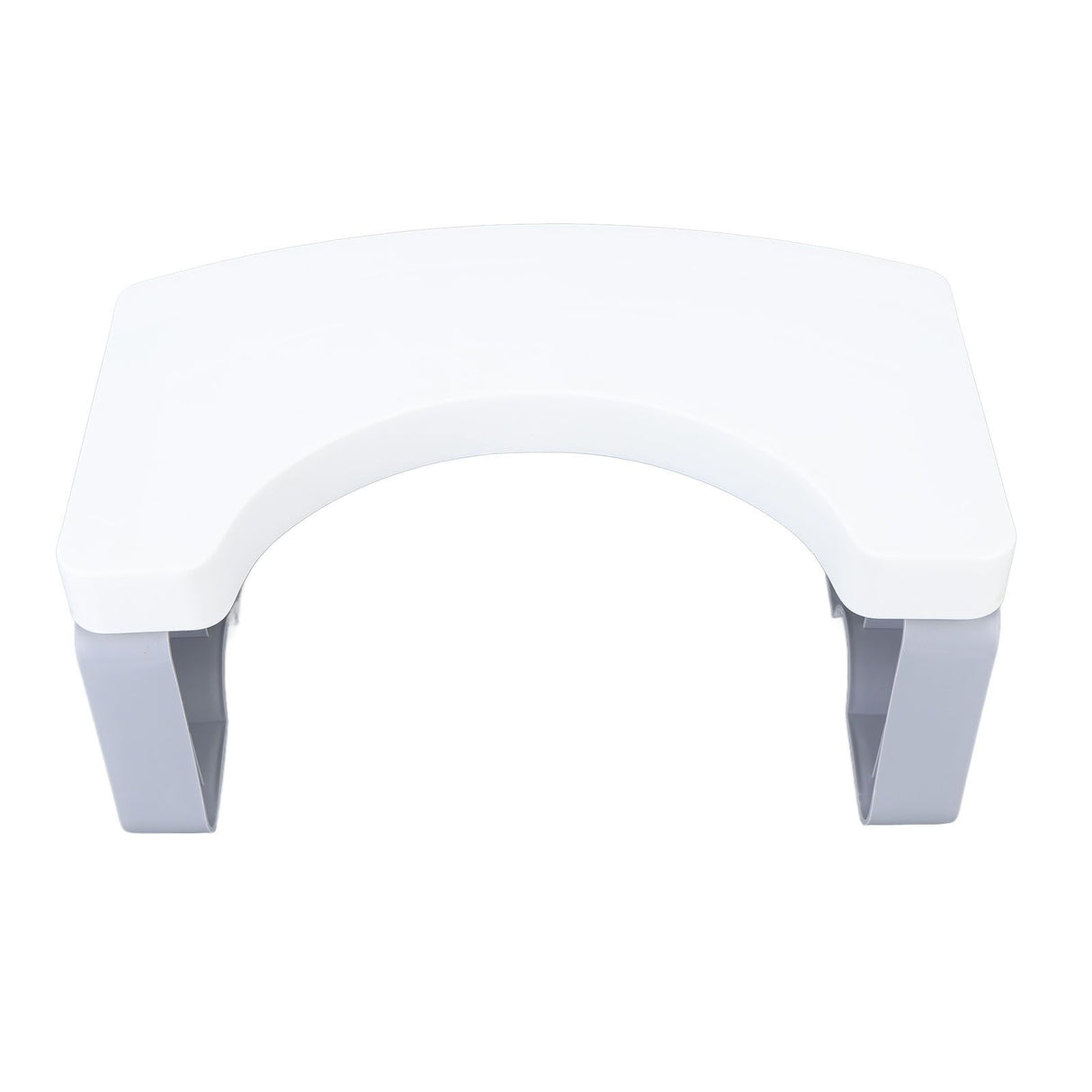Foldable Toilet Potty Stool PP Portable Squatting Potty Foot Stool for Healthy Gifts Travel White