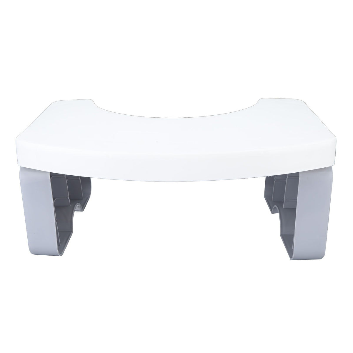 Foldable Toilet Potty Stool PP Portable Squatting Potty Foot Stool for Healthy Gifts Travel White