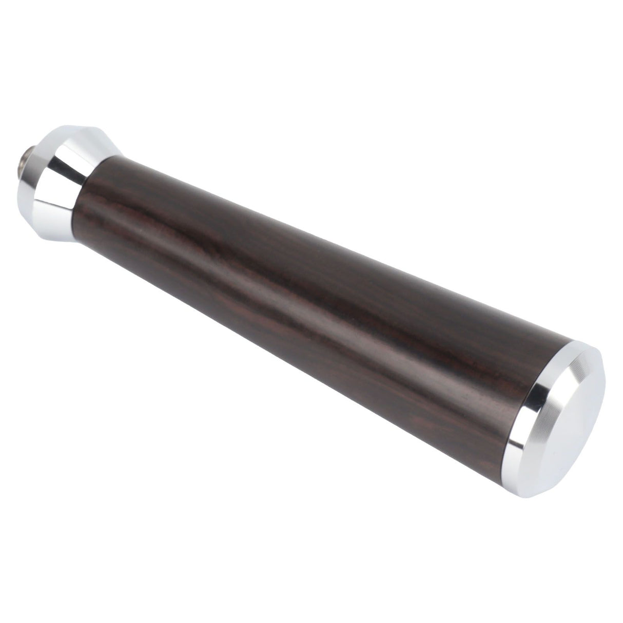 M10 Thread Coffee Filter Handle Replacement Steel Bottom Wooden Coffee Machine Handle with Buckle