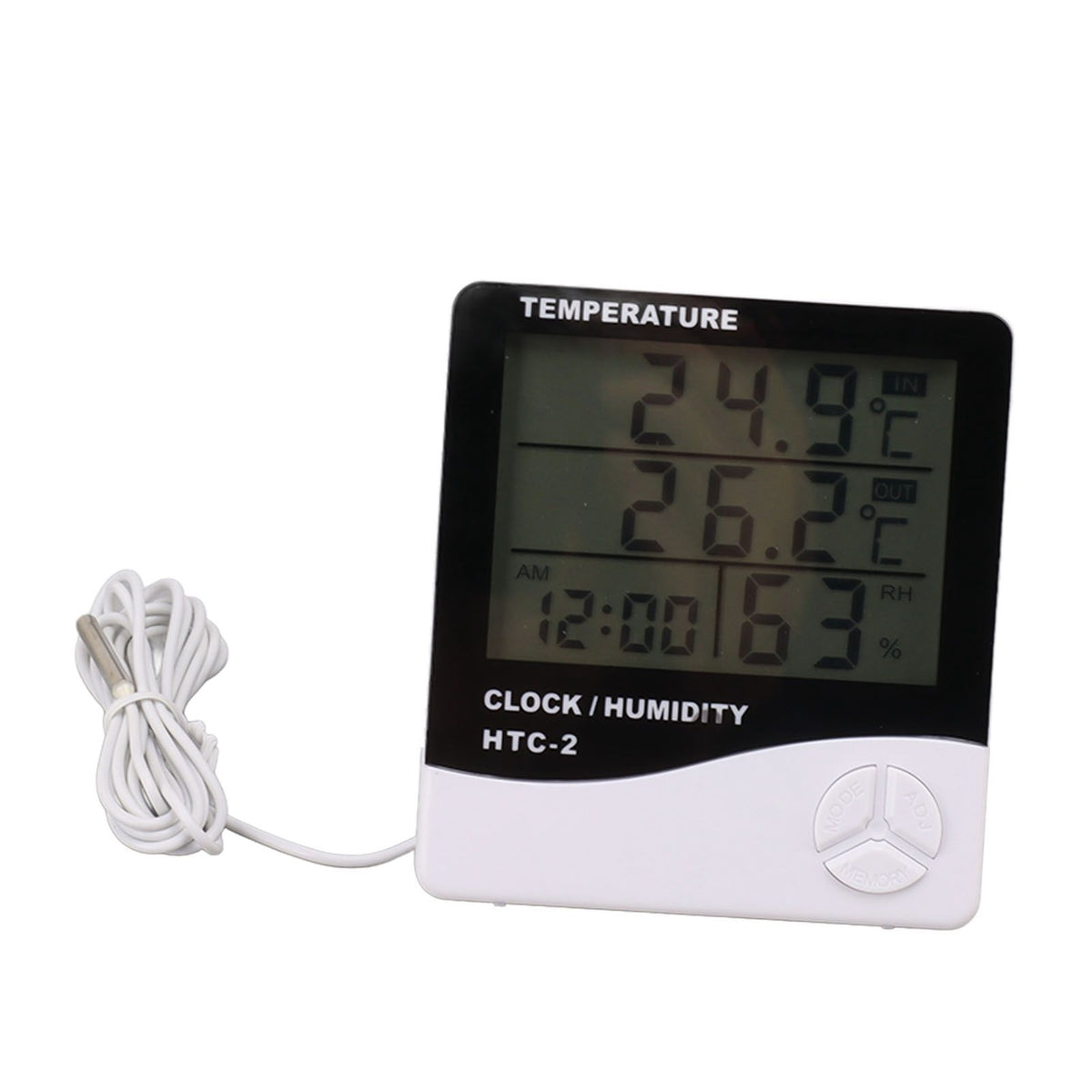 Indoor Outdoor Thermometer High Accuracy Digital Hygrometer Large Screen Display Temperature Humidity Monitor Gauge