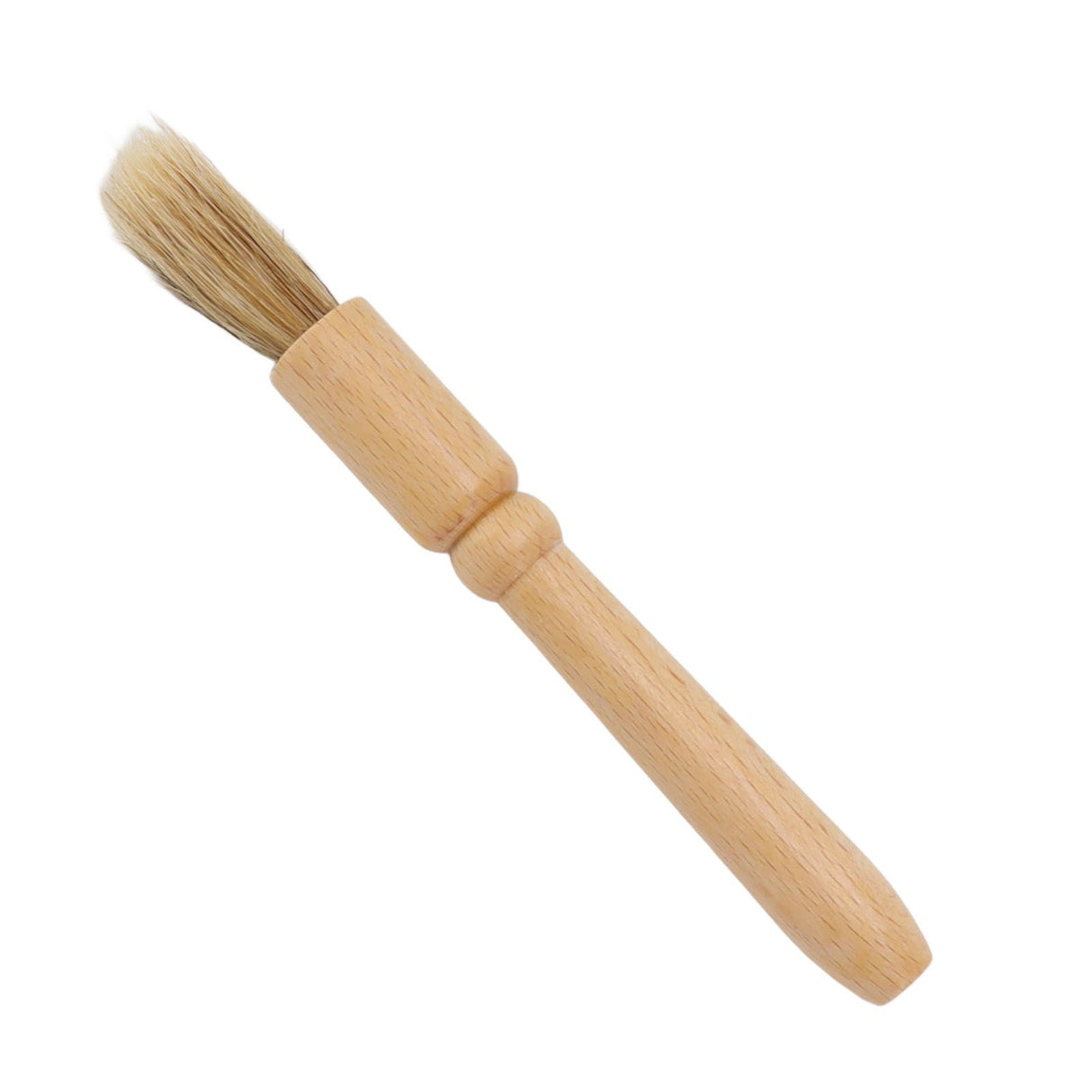 2 Pcs Coffee Grinder Cleaning Brush Wooden Tabletop Brush Cleaner for Bean Grain Coffee Tool