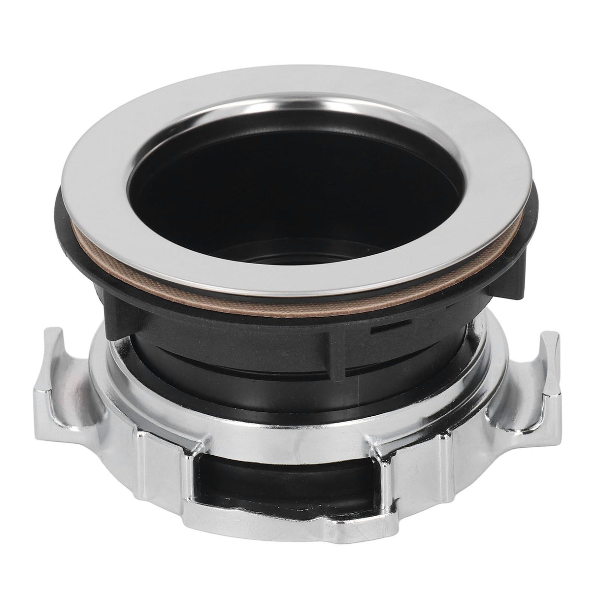 114mm Garbage Disposal Sink Flange Kit with Splash Guard Stainless Steel Food Waste Disposer Mount Replacement Accessory