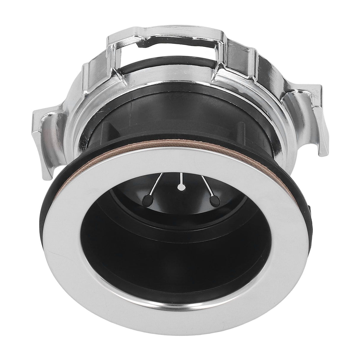 114mm Garbage Disposal Sink Flange Kit with Splash Guard Stainless Steel Food Waste Disposer Mount Replacement Accessory