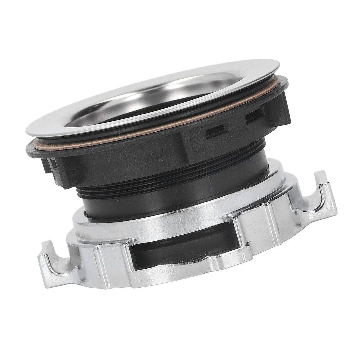 114mm Garbage Disposal Sink Flange Kit with Splash Guard Stainless Steel Food Waste Disposer Mount Replacement Accessory
