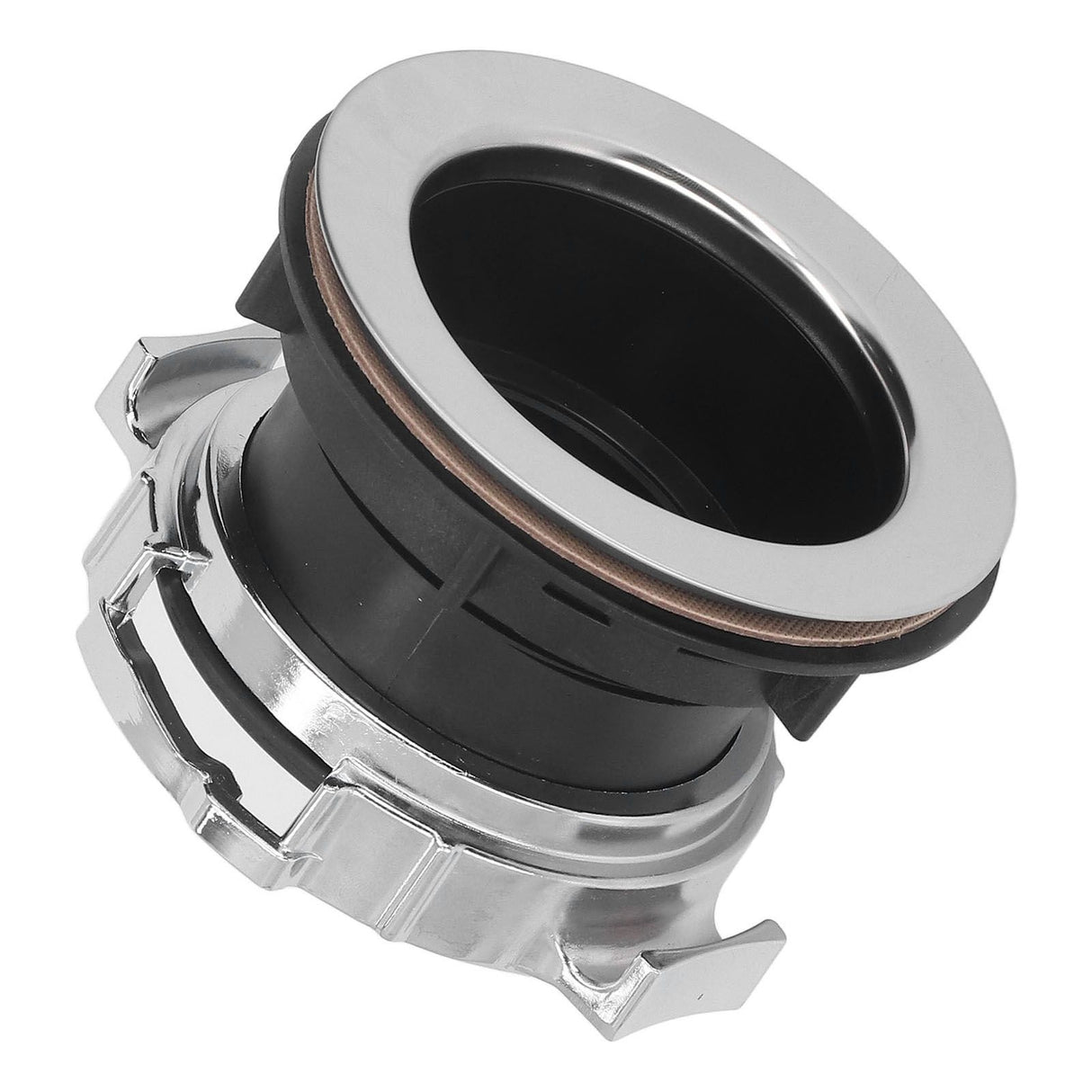 114mm Garbage Disposal Sink Flange Kit with Splash Guard Stainless Steel Food Waste Disposer Mount Replacement Accessory