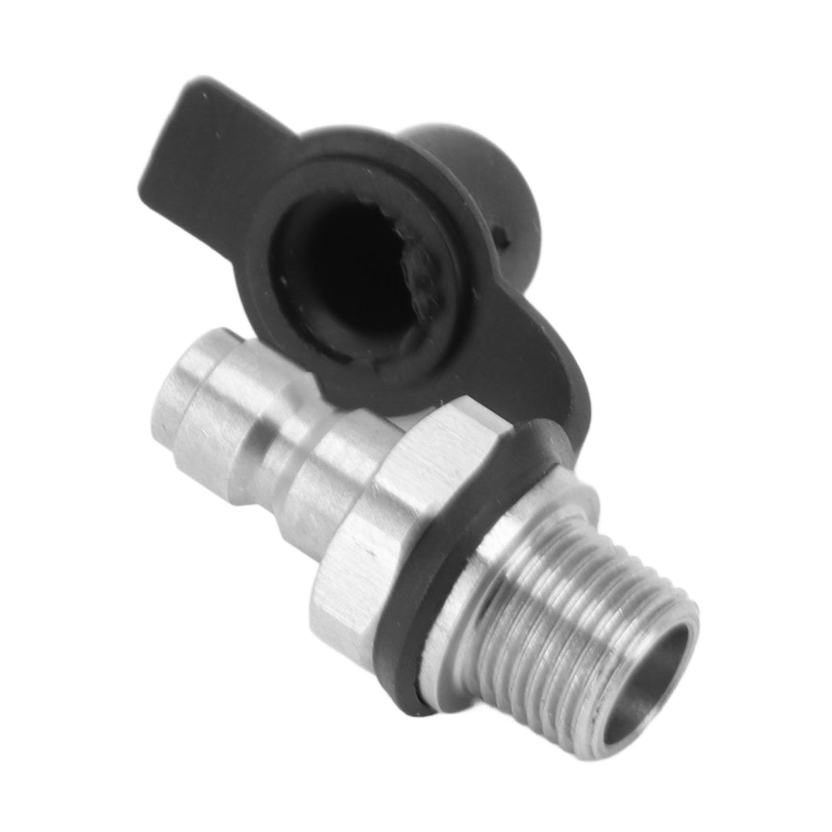Male Thread CO2 Tank Refill Valve Connector 1/8NPT CO2 Cylinder Refill Valve Plug Adapter for Replacement