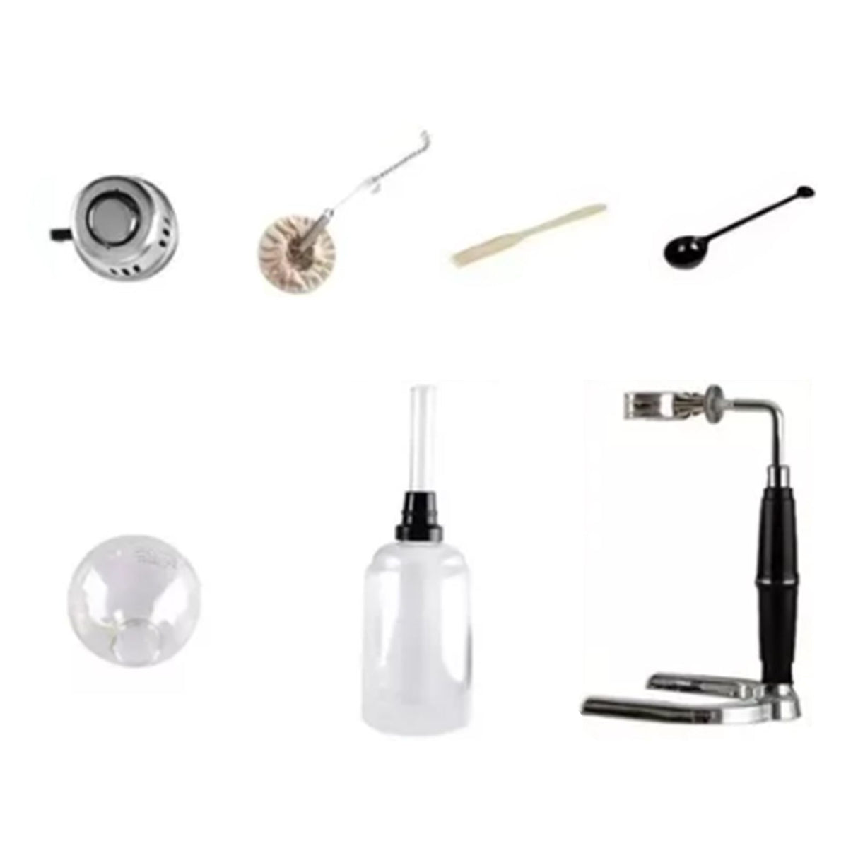 Hand Brewed Coffee Maker Siphon Type Stainless Steel Base Classic Coffee Machine for Home Office