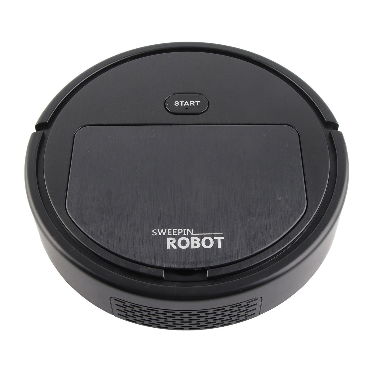 Robot Vacuum Cleaner 3 in 1 Rechargeable Low Noise Intelligent Mop Robot Sweeper for Hair Dust Debris Black