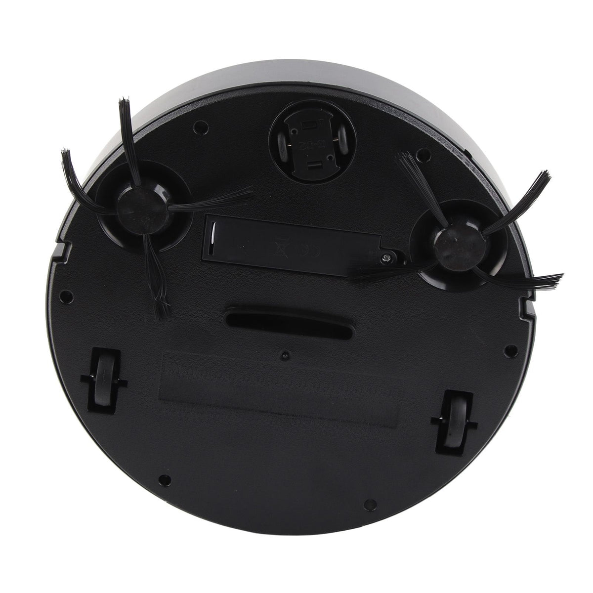 Robot Vacuum Cleaner 3 in 1 Rechargeable Low Noise Intelligent Mop Robot Sweeper for Hair Dust Debris Black