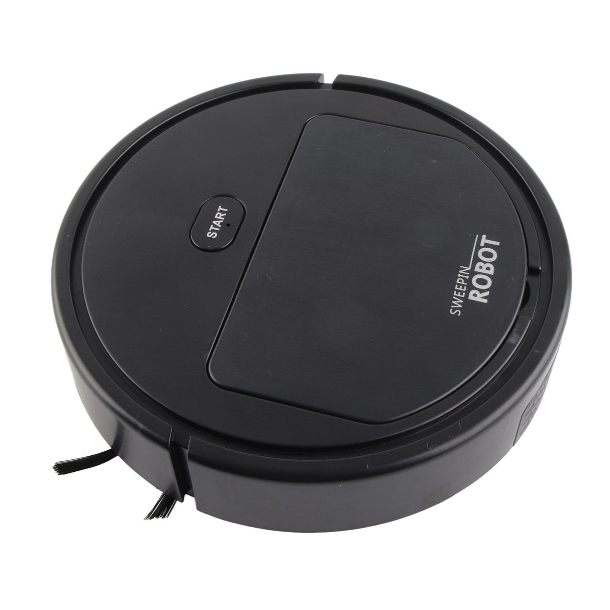 Robot Vacuum Cleaner 3 in 1 Rechargeable Low Noise Intelligent Mop Robot Sweeper for Hair Dust Debris Black