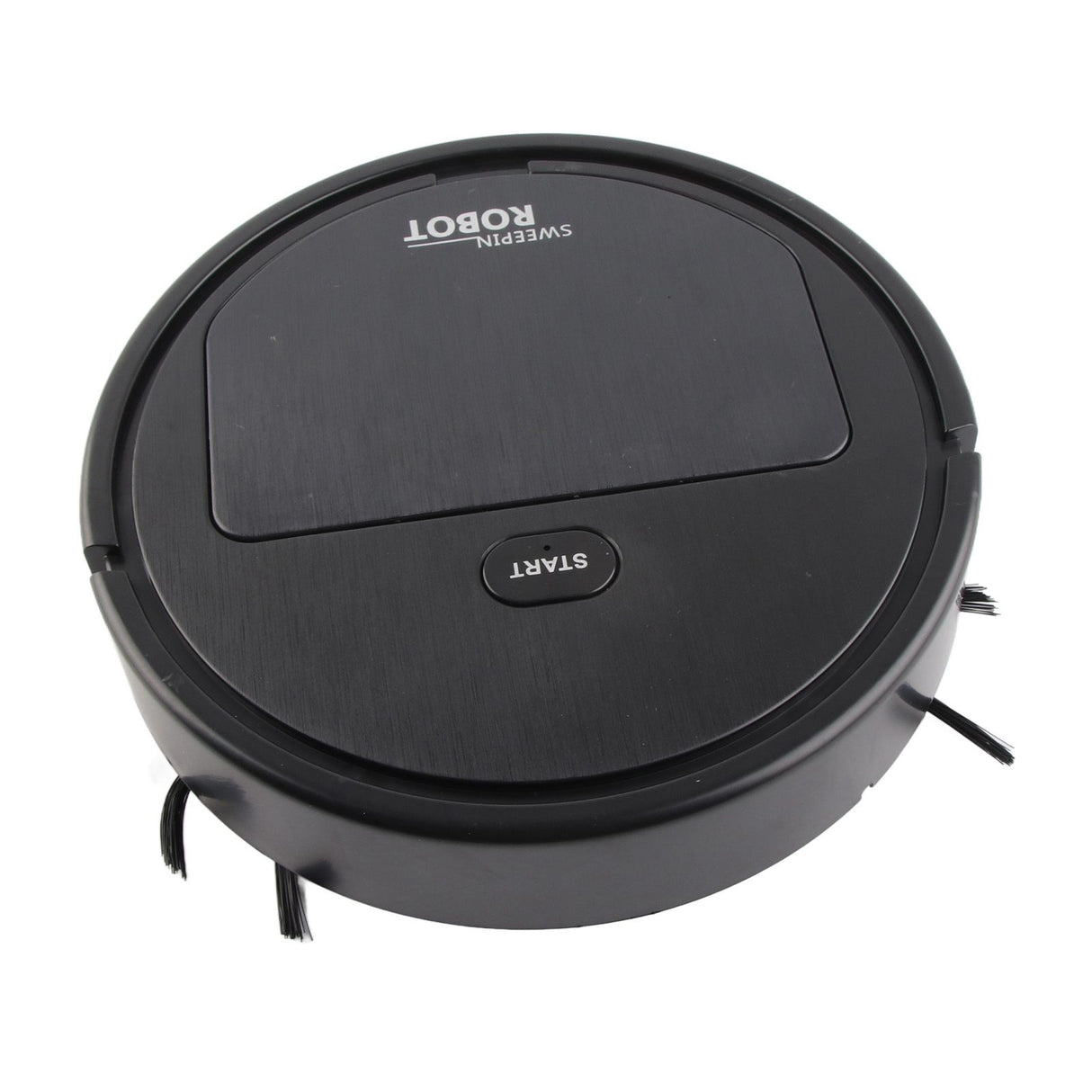 Robot Vacuum Cleaner 3 in 1 Rechargeable Low Noise Intelligent Mop Robot Sweeper for Hair Dust Debris Black