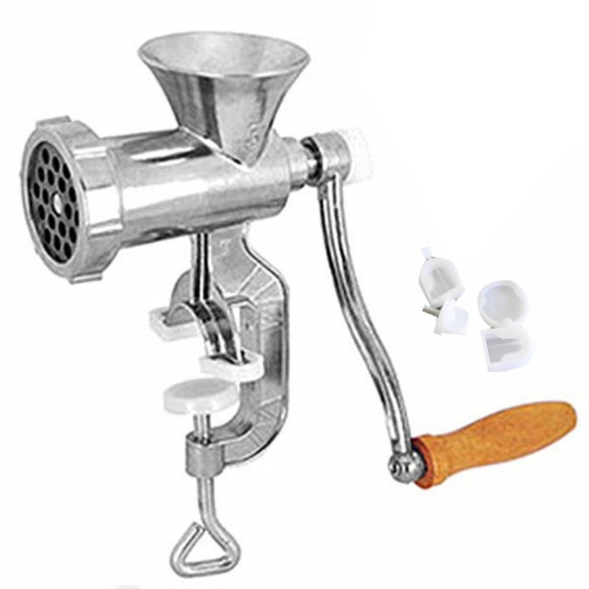 Manual Meat Grinder Aluminum Alloy Hand Crank Meat Vegetable Grinding Machine for Kitchen
