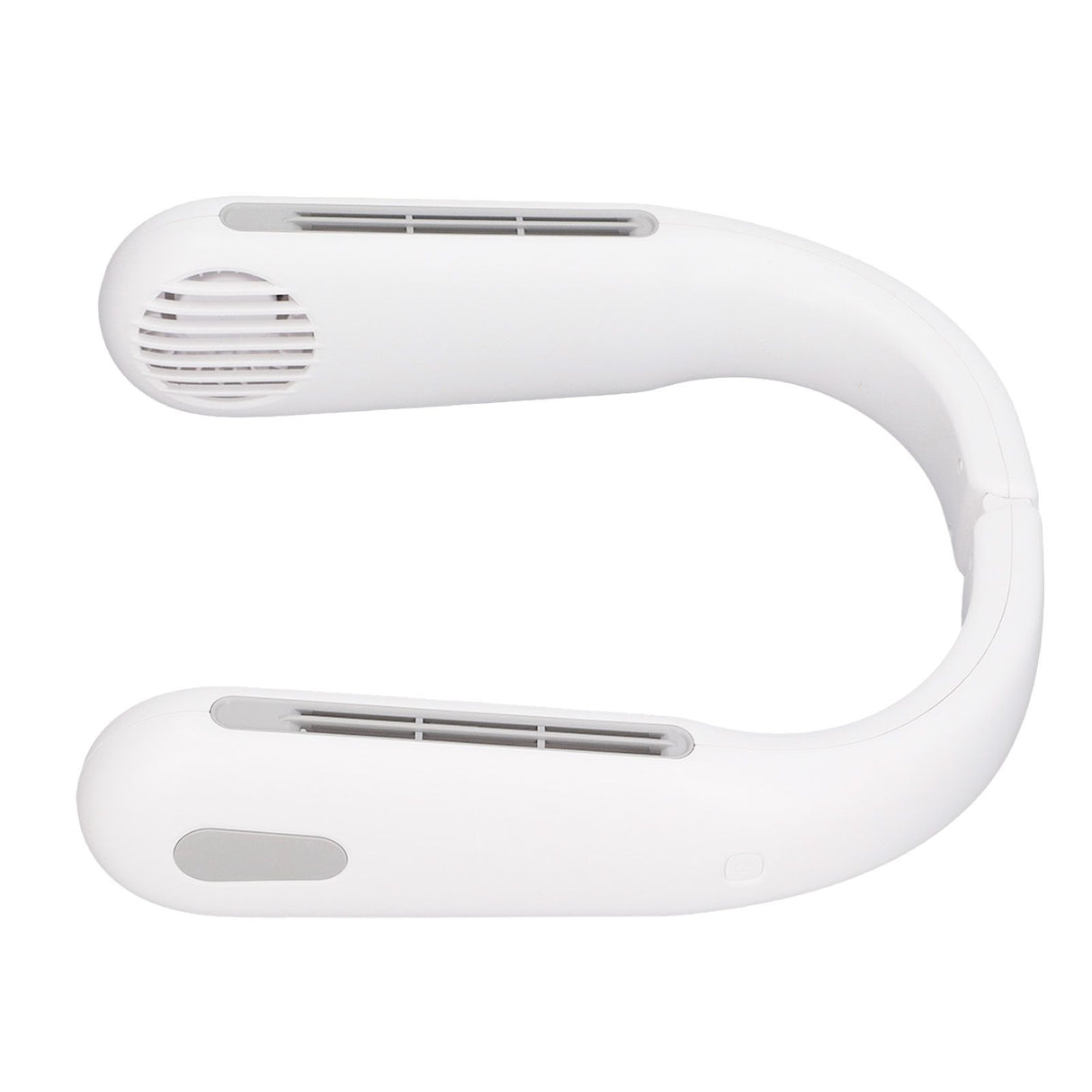 Mini Portable Neck Fan with 3 Wind Speeds Rapid Cooling USB Hanging Neck Electric Fan for Sports Travel Outdoor White
