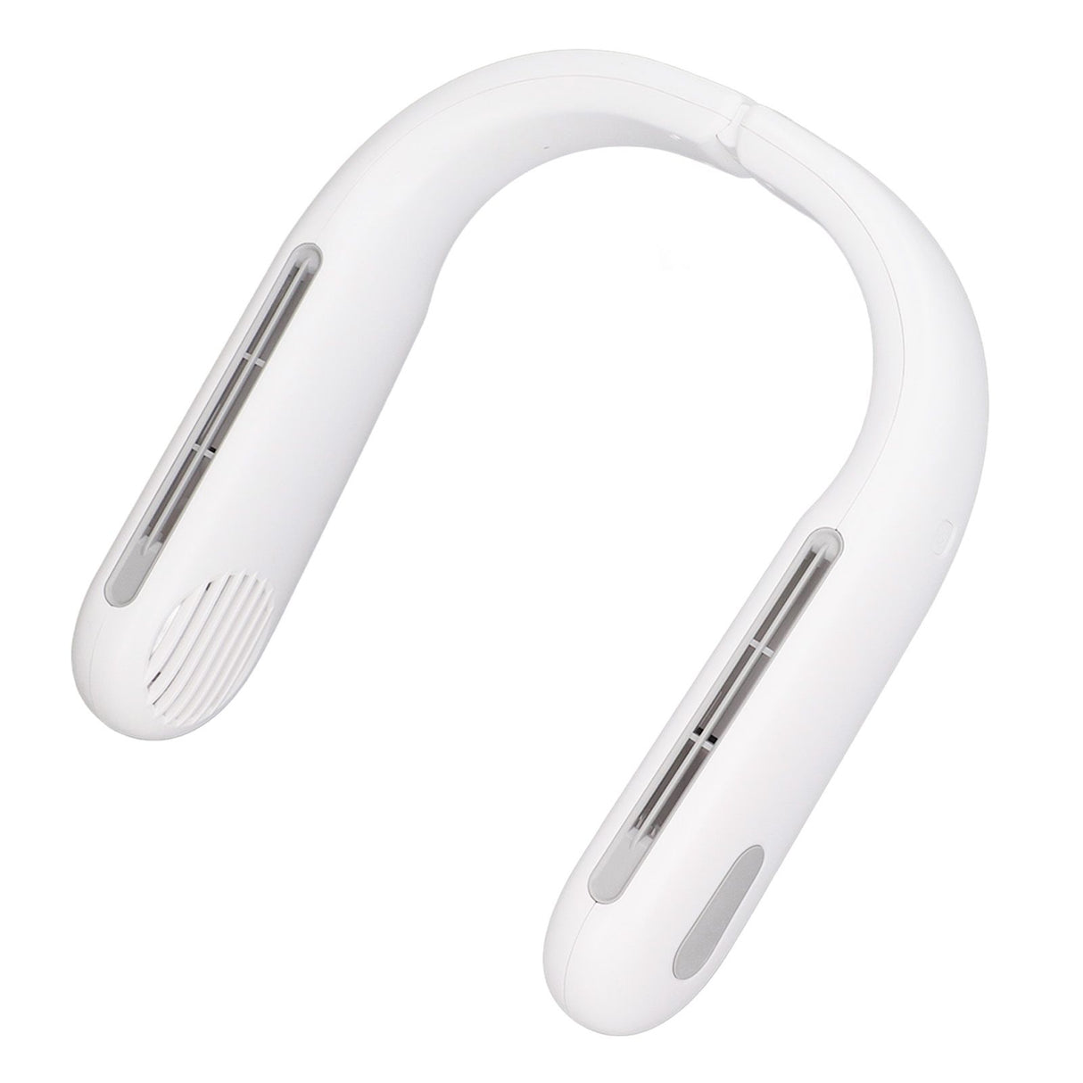 Mini Portable Neck Fan with 3 Wind Speeds Rapid Cooling USB Hanging Neck Electric Fan for Sports Travel Outdoor White