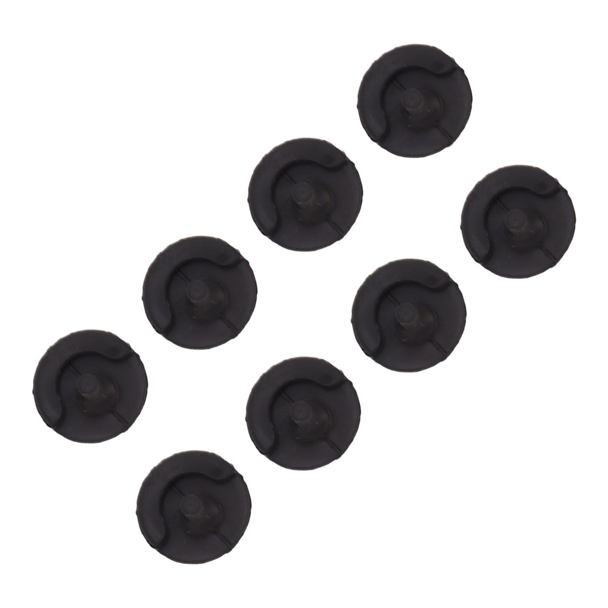 8pcs Fryer Silicone Feet Scratch Proof Round Heat Insulation Kitchen Fryer Tray Feet for Frying Pan Barbecue Pan