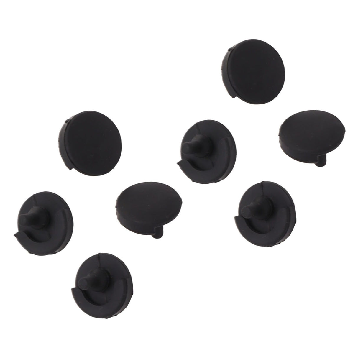 8pcs Fryer Silicone Feet Scratch Proof Round Heat Insulation Kitchen Fryer Tray Feet for Frying Pan Barbecue Pan