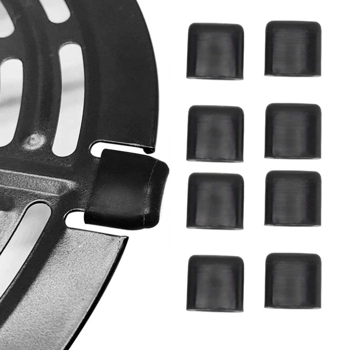 8Pcs Fryer Grill Silicone Feet Silicon Bumpers Portable Anti Scratch Replacement Tips Silicon Tabs for Kitchen Fryer