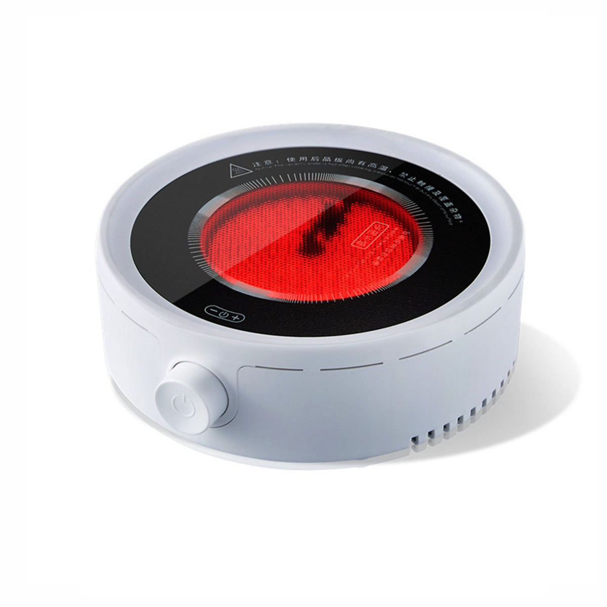 Silent Electric Tea Stove Small Ceramic Hot Plate for Boiling Water Making Coffee Knob Adjustment CN Plug