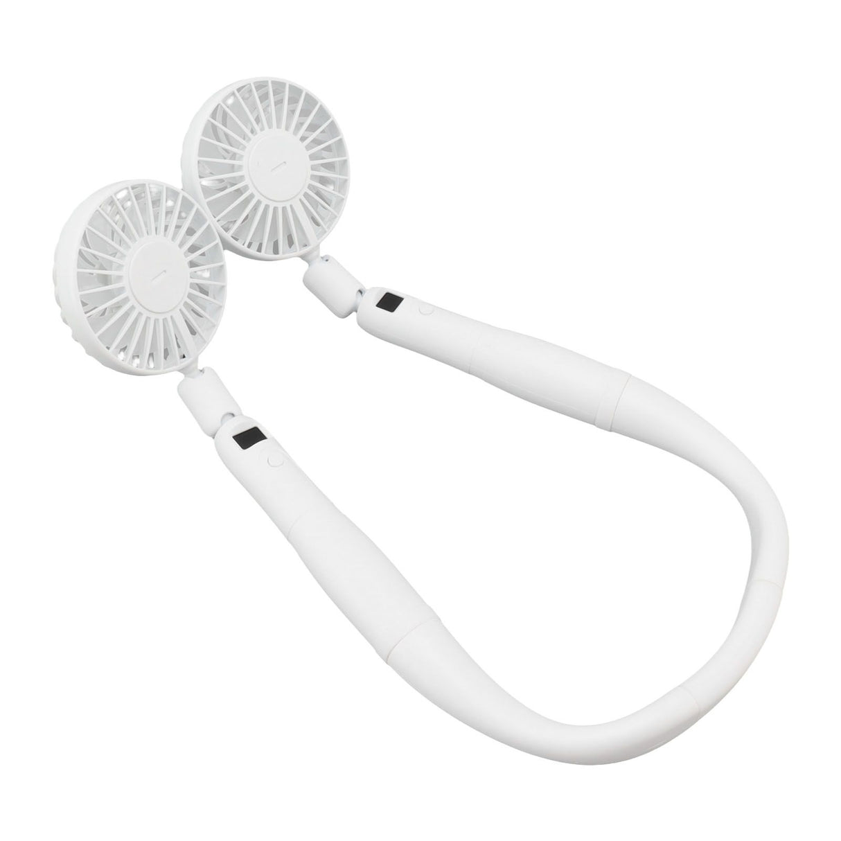 Neck Fan 3 Gear Angle Adjustment LCD Display USB Rechargeable Mini Portable Handheld Neck Hanging Fan