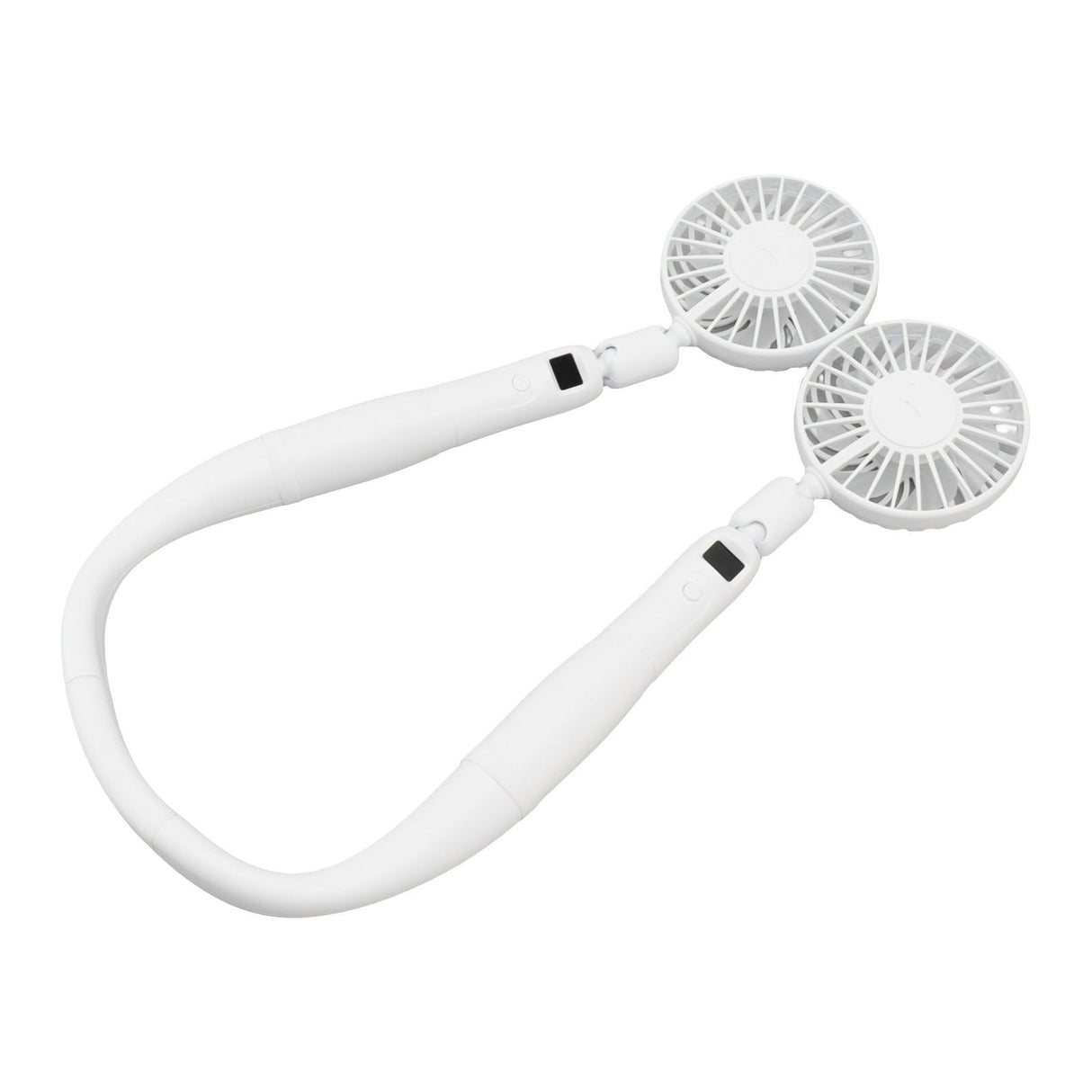 Neck Fan 3 Gear Angle Adjustment LCD Display USB Rechargeable Mini Portable Handheld Neck Hanging Fan