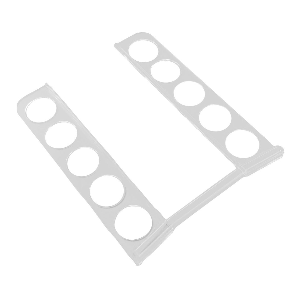 Coffee Pods Holder for 10 Capsules Acrylic Side Mount Capsule Storage Organizer Rack for Home Cafe Office