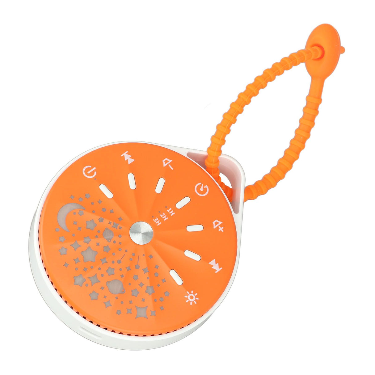 Portable White Noise Sound Machine for Baby 10 Natural Sounds With Volume Control Compact White Noise Machine for Sleep Aid Orange