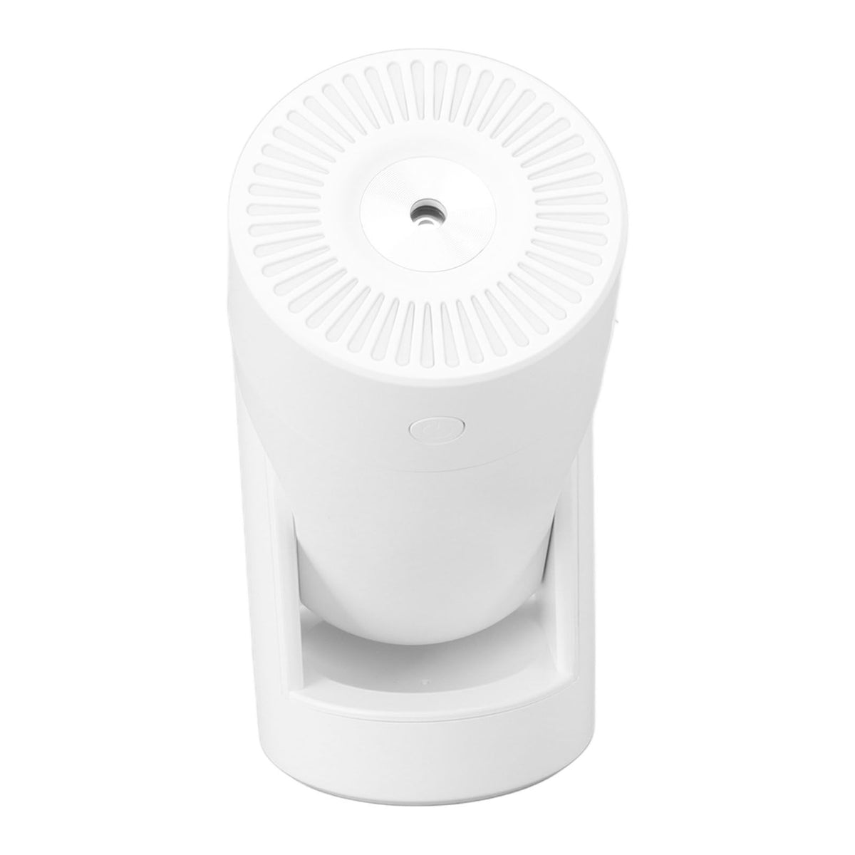 Portable Mini Humidifier USB Automatic Rotating Super Quiet Small Desktop Cool Mist Humidifier for Bedroom Office Car Travel White