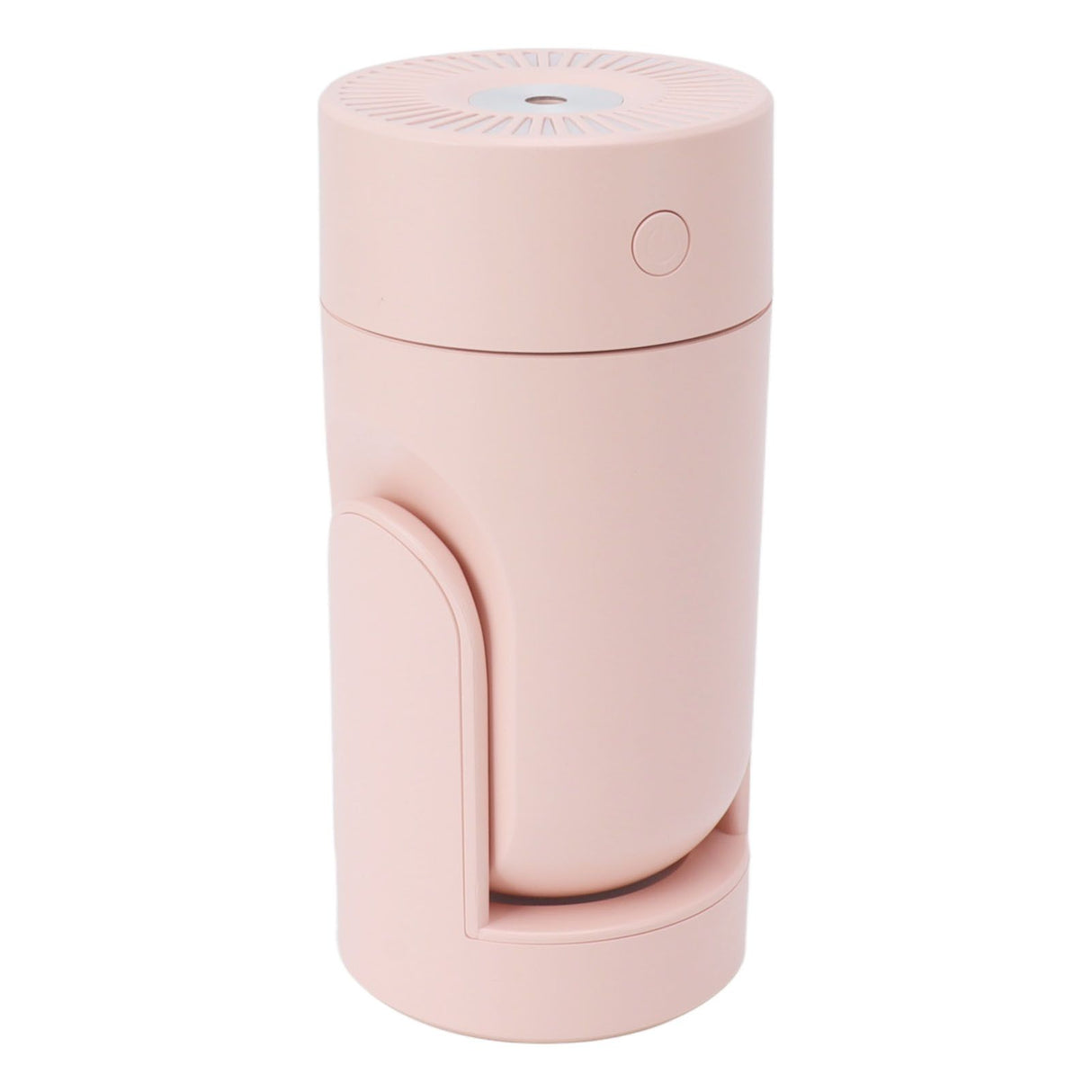 Portable Mini Humidifier USB Automatic Rotating Super Quiet Small Desktop Cool Mist Humidifier for Bedroom Office Car Travel Pink