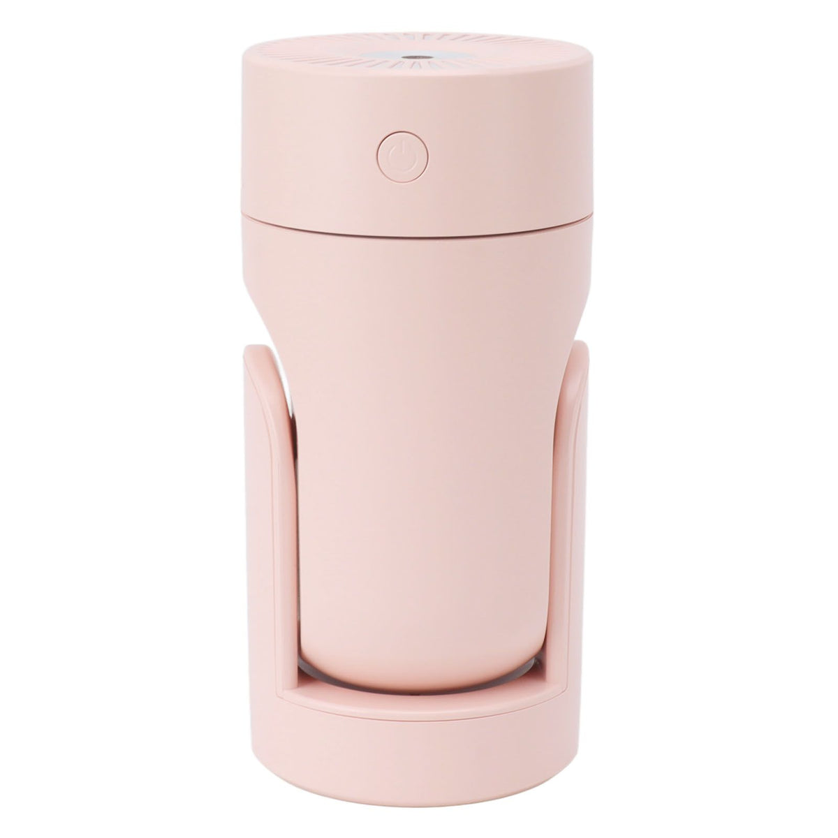 Portable Mini Humidifier USB Automatic Rotating Super Quiet Small Desktop Cool Mist Humidifier for Bedroom Office Car Travel Pink
