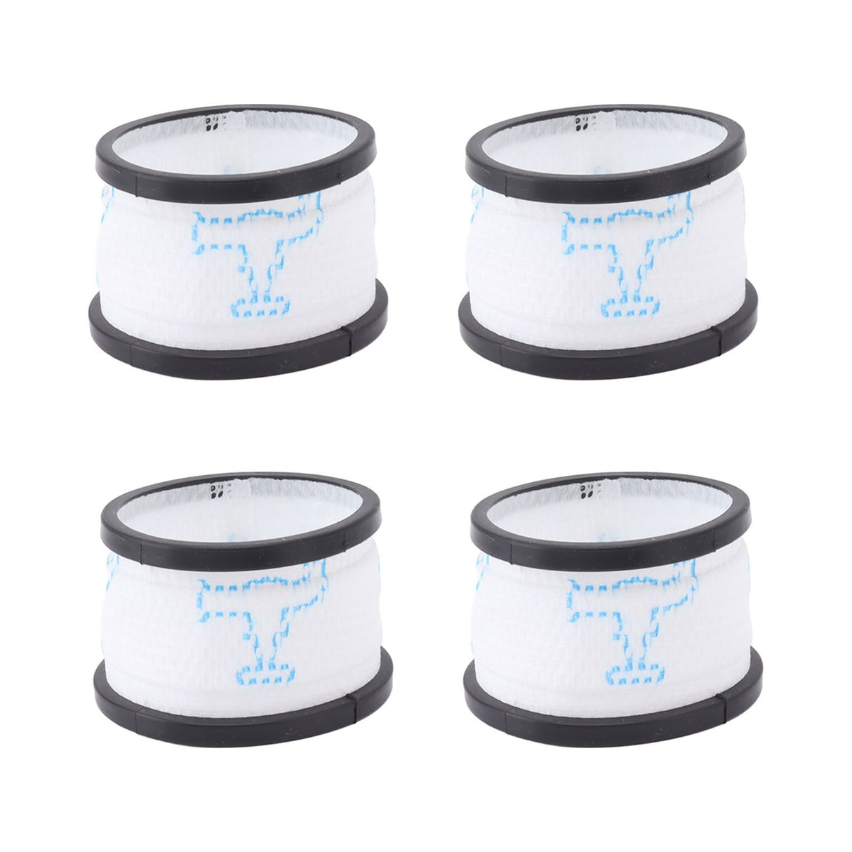 4pcs Vacuum Cleaner Replacement Filter Vacuum Cleaner Accessories Filters For INSE S600 S6P S6 Vacuum Cleaner Parts White