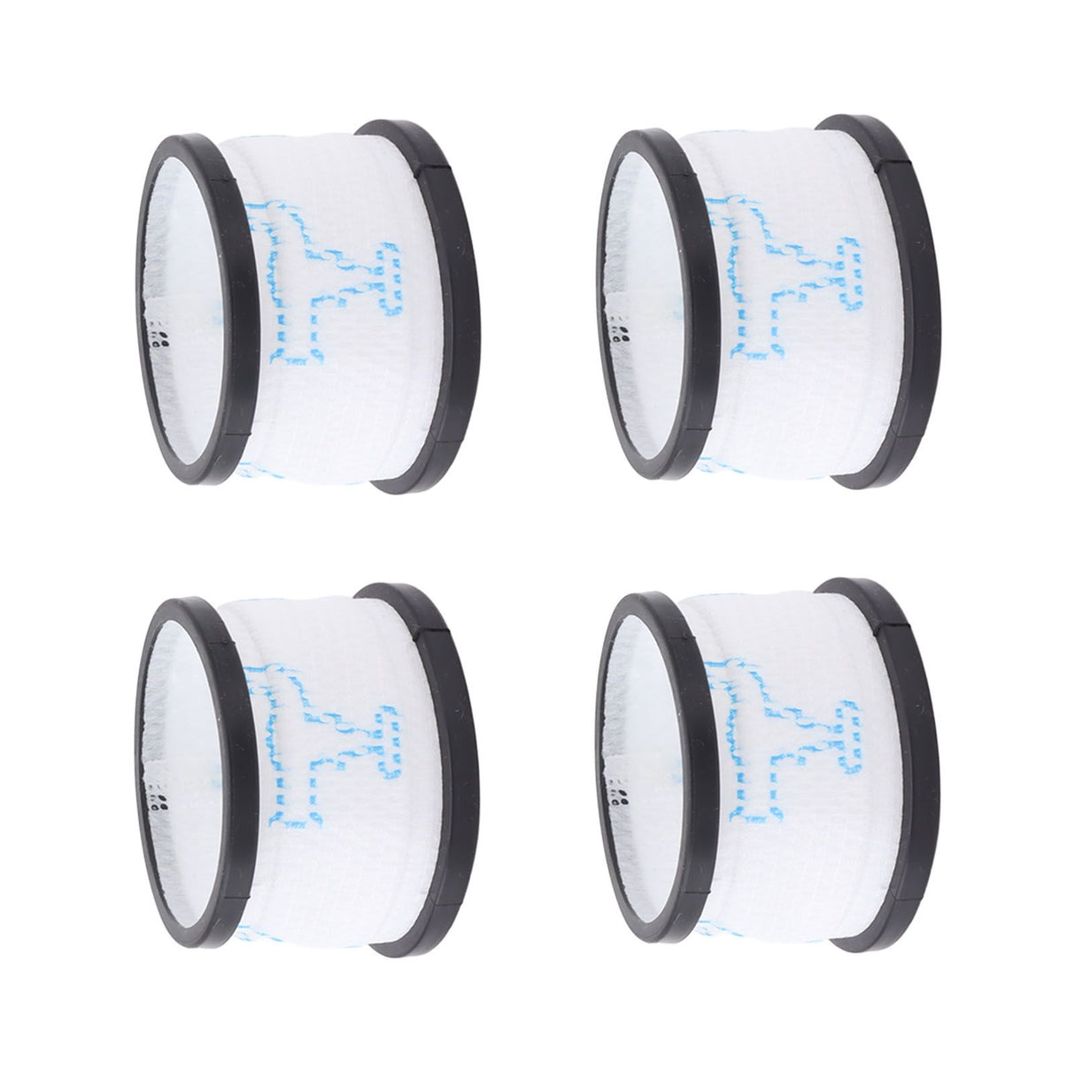 4pcs Vacuum Cleaner Replacement Filter Vacuum Cleaner Accessories Filters For INSE S600 S6P S6 Vacuum Cleaner Parts White