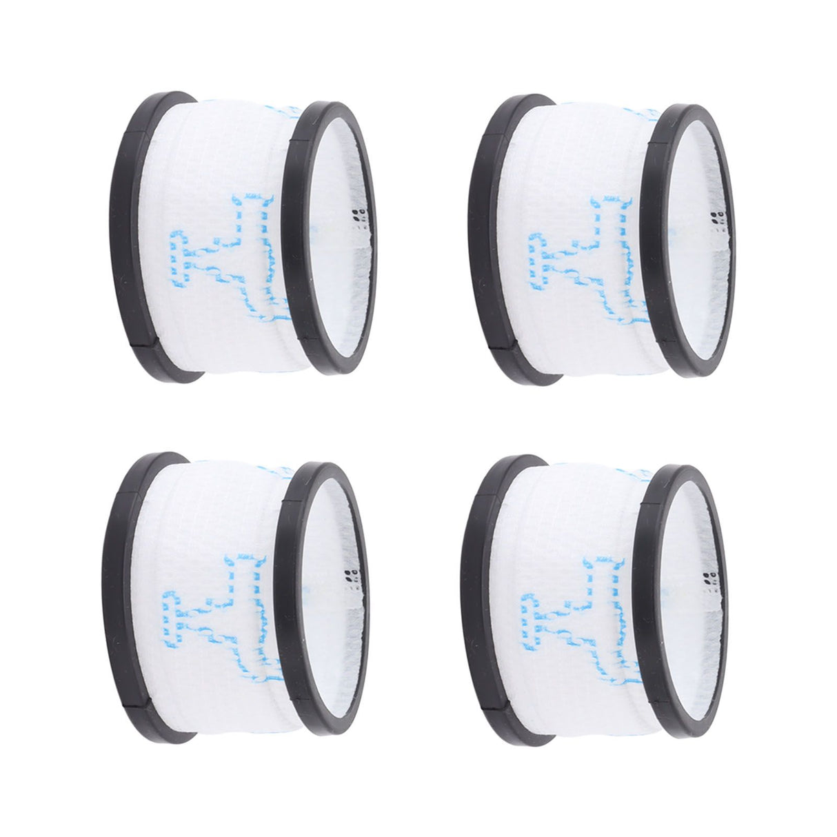4pcs Vacuum Cleaner Replacement Filter Vacuum Cleaner Accessories Filters For INSE S600 S6P S6 Vacuum Cleaner Parts White